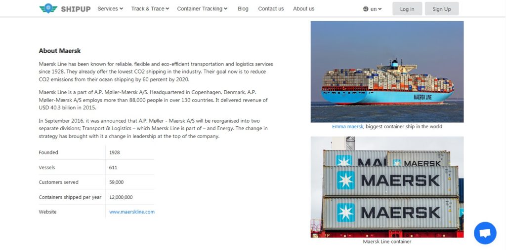 Container Tracking Pages with Shipping Lines Introduction