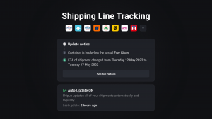 Shipping Line Tracking Tools
