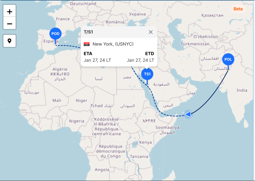Interactive Route Map