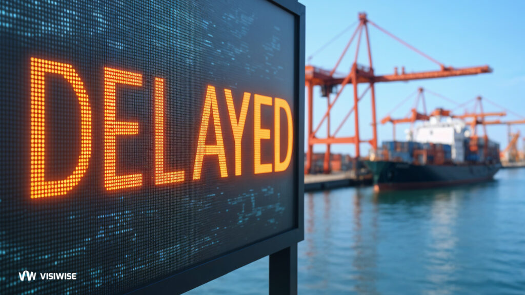 shipping container delays