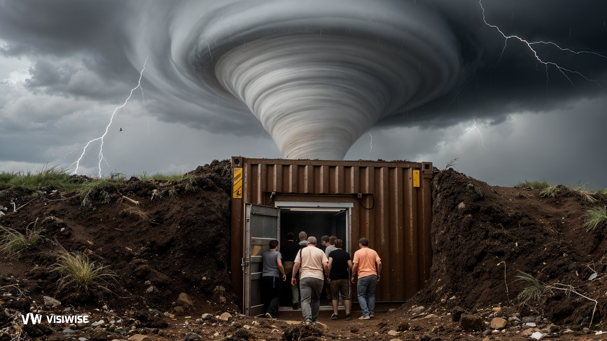 shipping container tornado shelter